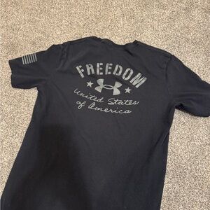 Under Armour Men's Black Freedom Tee